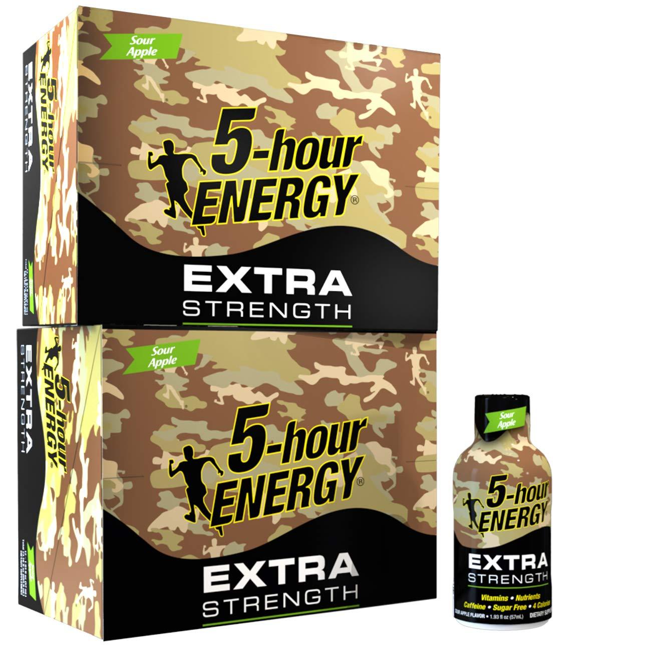 5-hour ENERGY Shot, Extra Strength Sour Apple Flavor, 1.93 oz. 24 pack product photo