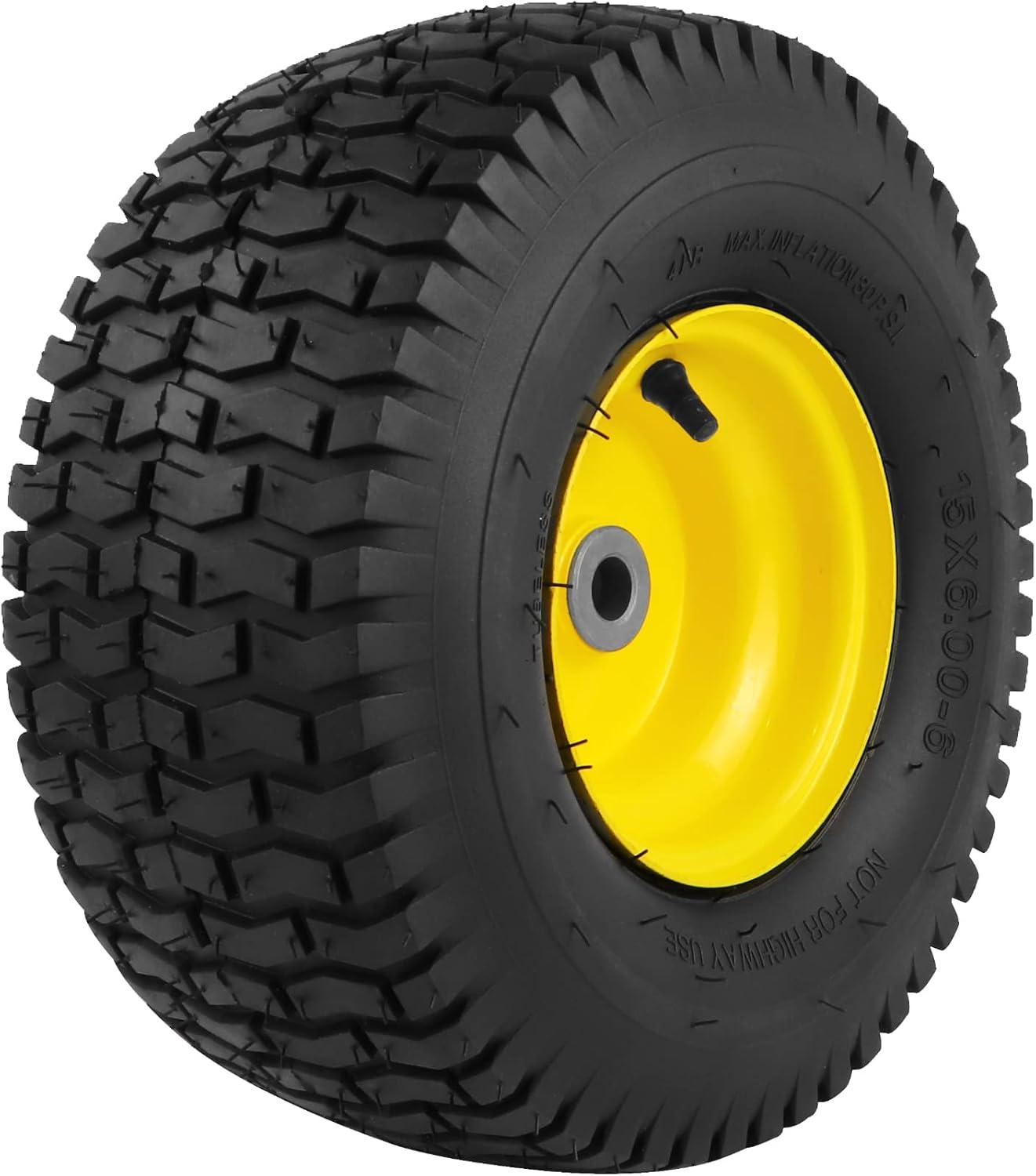 Aremae 15x6.00-6 Lawn Mower Tires 1 Count | BrandsCuts product photo