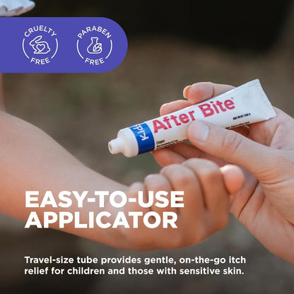 After Bite - Bug Bite Itch Relief for Kids with Sodium Bicarbonate - Ideal for Mosquito Bites, Fire Ant, Bees & More - Portable Cream Formula - 0.7 oz (4 Pack)
