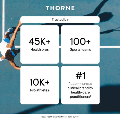 THORNE Creatine - Micronized Creatine Monohydrate Powder - Support for Muscles & Cognitive Function* - for Women & Men - Unflavored - NSF Certified for Sport - 5 g per Serving - 90 Servings