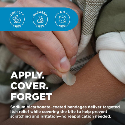 After Bite Bug Bite Bandages - Insect Bite Bandages with Sodium Bicarbonate - All-Day Itch Protection - 24 Ct (2 Pack)