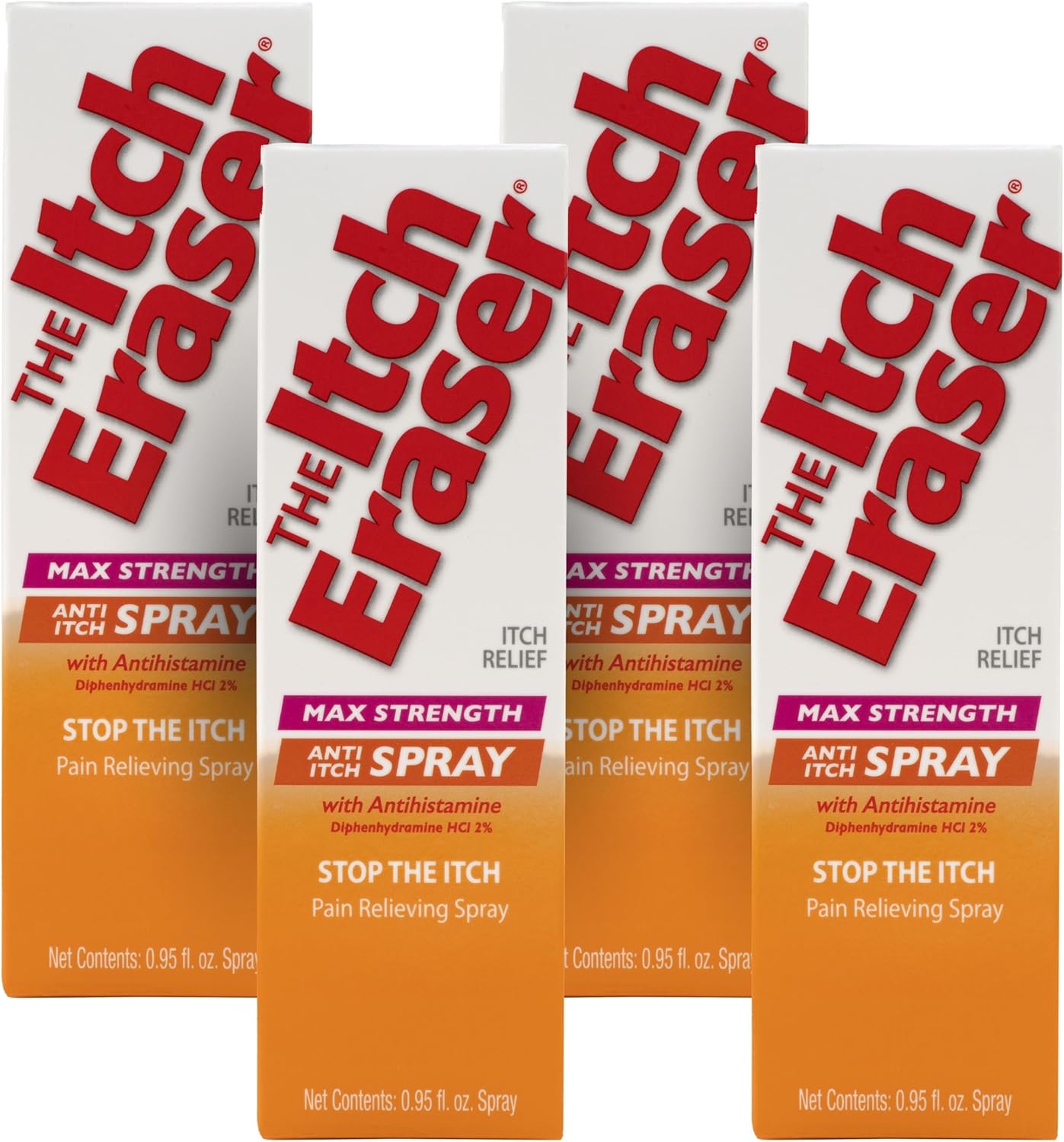 The Itch Eraser Spray - 0.95 Fl Oz - Pack of 4