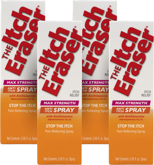 The Itch Eraser Spray - 0.95 Fl Oz - Pack of 4