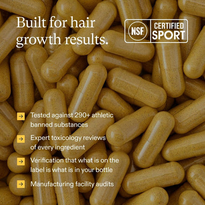Nutrafol Women's Hair Growth Supplements, Ages 18-44, Clinically Tested for Visibly Thicker and Stronger Hair, Dermatologist Recommended - 1 Month Supply