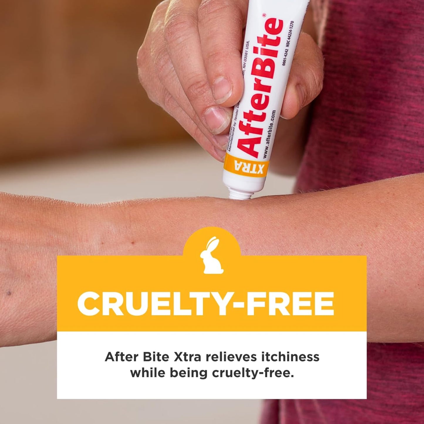 After Bite Xtra Formula - Itch Relief with Diphenhydramine HCl - Ideal for Mosquito & Fire Ant Bites, Bees & More - Portable Gel Formula - 0.7 oz (4 Pack)