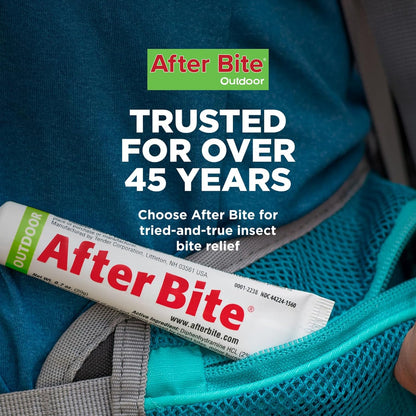 After Bite Outdoor Formula - Itch Relief with Diphenhydramine HCl - Ideal for Mosquito & Fire Ant Bites, Bees & More - Portable Gel Formula - 0.7 oz (4 Pack)