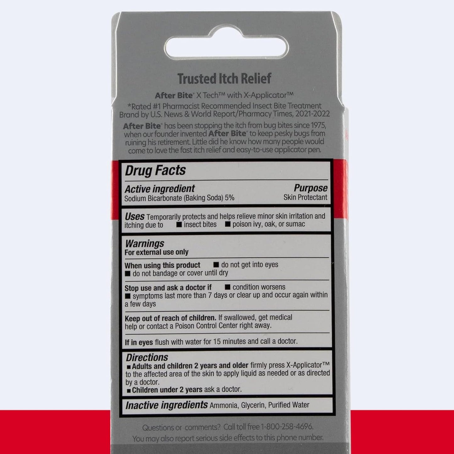 After Bite X-Tech - Bug Bite Relief Anti-Itch Pen with Advanced Liquid Formula - Fast Acting Itch Relief for Mosquito, Bee Sting & Biting Flies - Travel Essential - 4 Pack
