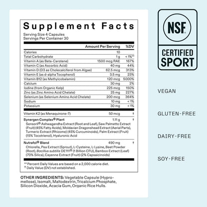 Nutrafol Women's Hair Growth Supplements, Ages 18-44, Clinically Tested for Visibly Thicker and Stronger Hair, Dermatologist Recommended - 1 Month Supply