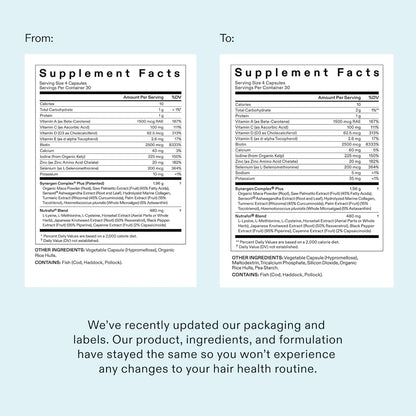 Nutrafol Women's Balance Hair Growth Supplements, Ages 45 and Up, Clinically Tested for Visibly Thicker Hair and Scalp Coverage, Dermatologist Recommended - 1 Month Supply