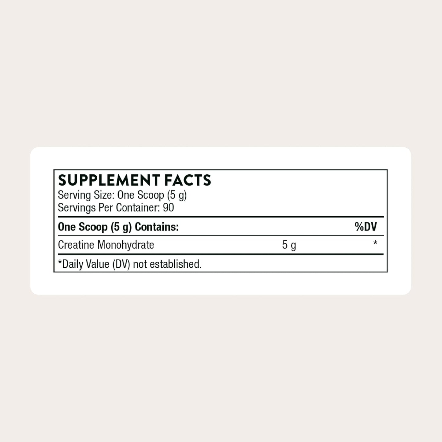 THORNE Creatine - Micronized Creatine Monohydrate Powder - Support for Muscles & Cognitive Function* - for Women & Men - Unflavored - NSF Certified for Sport - 5 g per Serving - 90 Servings