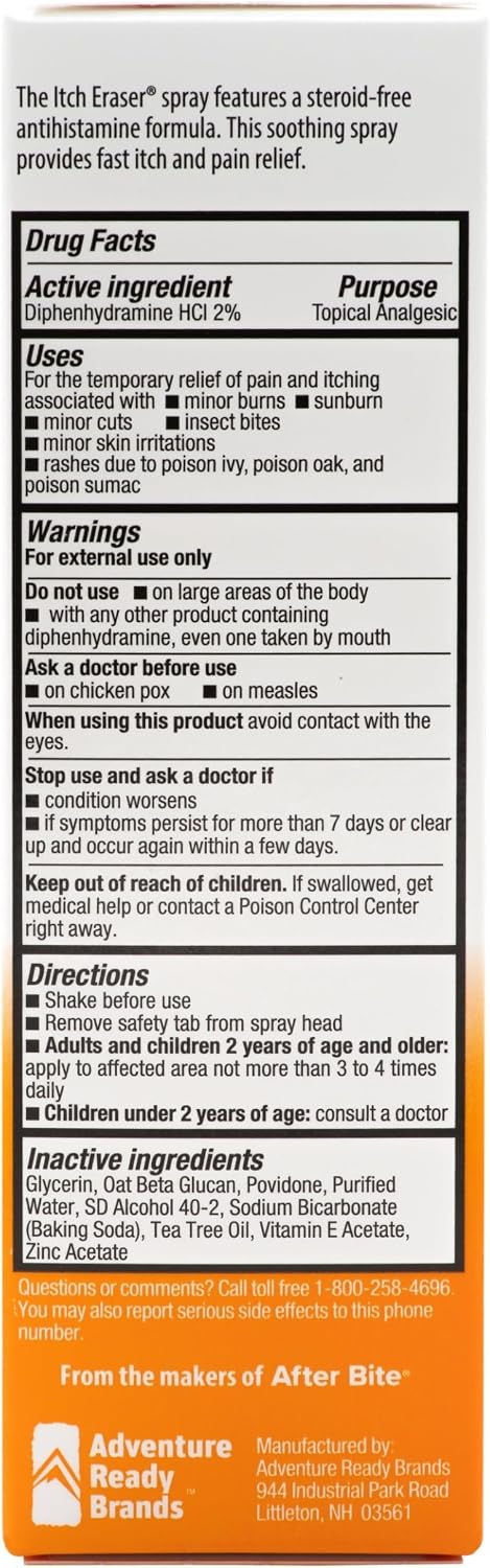 The Itch Eraser Spray - 0.95 Fl Oz - Pack of 4
