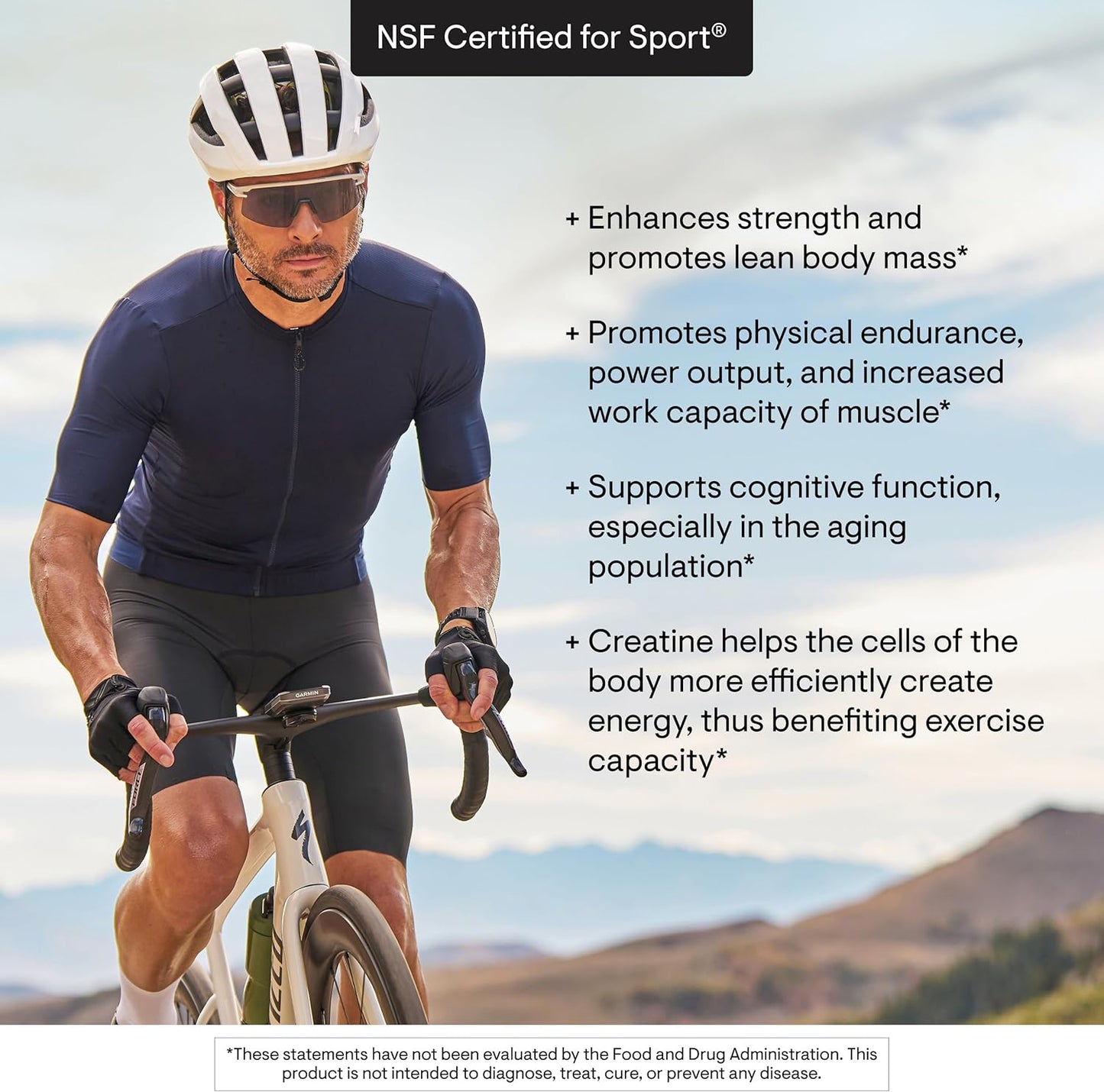 THORNE Creatine - Micronized Creatine Monohydrate Powder - Support for Muscles & Cognitive Function* - for Women & Men - Unflavored - NSF Certified for Sport - 5 g per Serving - 90 Servings